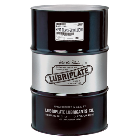 LUBRIPLATE Heat Transfer Oil-Light, Drum, Iso-68 Fluid For Heat Transfer Systems L0751-062